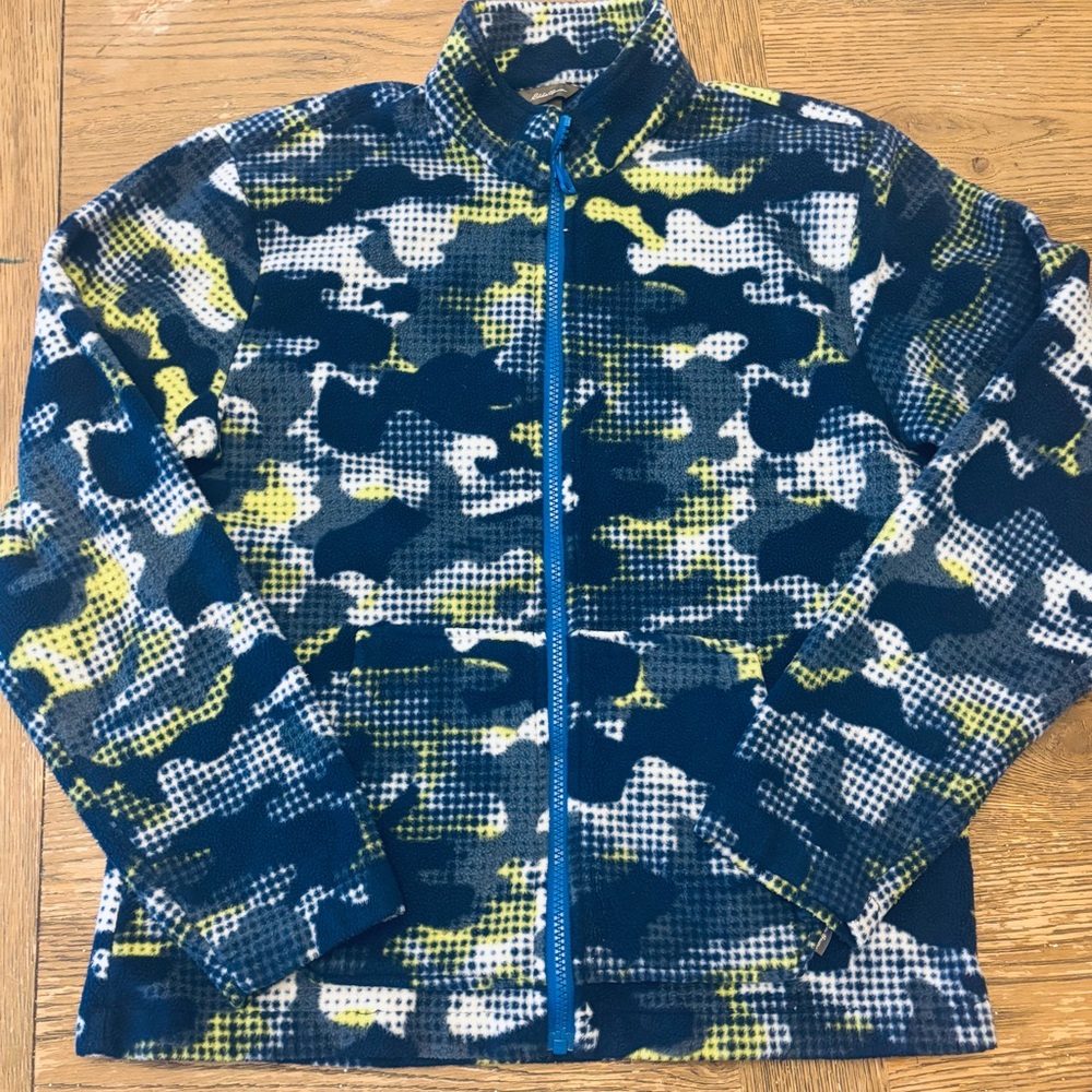 Camouflage Eddie BauerZip-Up Jacket